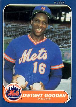 #81 Dwight Gooden - New York Mets - 1986 Fleer Baseball