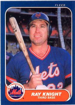 #86 Ray Knight - New York Mets - 1986 Fleer Baseball