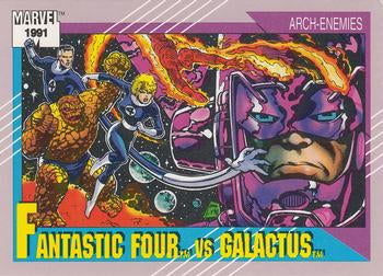 #107 Fantastic Four vs. Galctus - 1991 Impel Marvel Universe Series II
