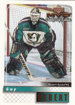 #3 Guy Hebert - Anaheim Mighty Ducks - 1999-00 Upper Deck MVP Stanley Cup Edition Hockey