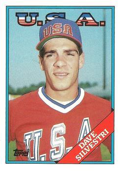 #107T Dave Silvestri - USA - 1988 Topps Traded Baseball