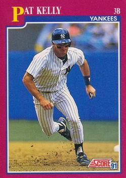 #107T Pat Kelly - New York Yankees - 1991 Score Rookie & Traded Baseball