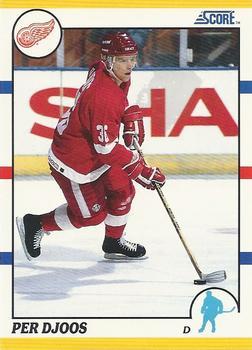 #107T Per Djoos - Detroit Red Wings - 1990-91 Score Rookie and Traded Hockey