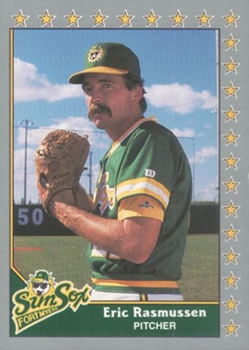 #107 Eric Rasmussen - Fort Myers Sun Sox - 1990 Pacific Senior League Baseball