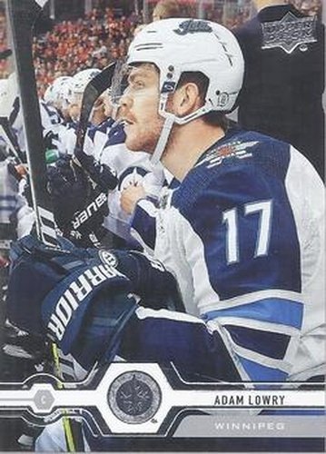 #107 Adam Lowry - Winnipeg Jets - 2019-20 Upper Deck Hockey