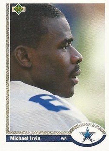 #107 Michael Irvin - Dallas Cowboys - 1991 Upper Deck Football
