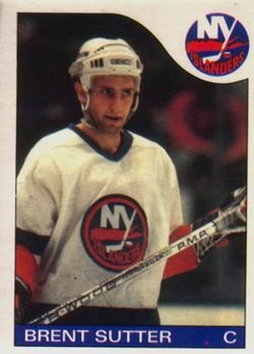 #107 Brent Sutter - New York Islanders - 1985-86 O-Pee-Chee Hockey