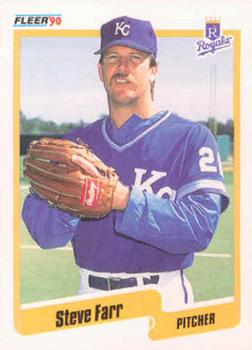 #107 Steve Farr - Kansas City Royals - 1990 Fleer USA Baseball