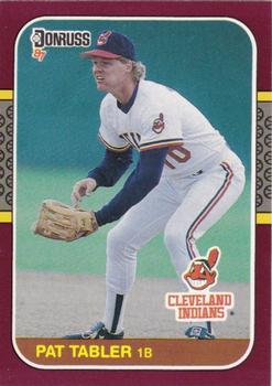 #107 Pat Tabler - Cleveland Indians - 1987 Donruss Opening Day Baseball