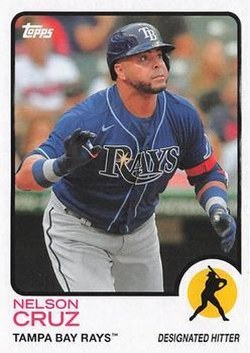 #107 Nelson Cruz - Tampa Bay Rays - 2021 Topps Archives Baseball