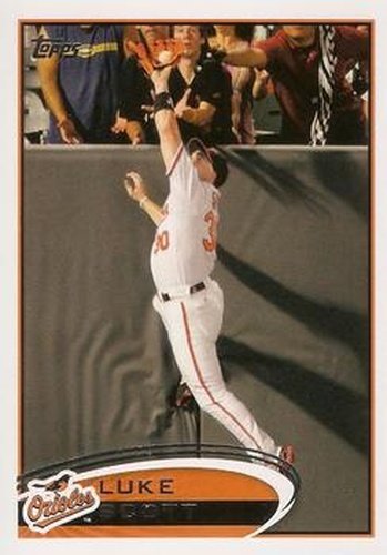 #107 Luke Scott - Baltimore Orioles - 2012 Topps Baseball