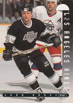 #107 John Druce - Los Angeles Kings - 1995-96 Leaf Hockey