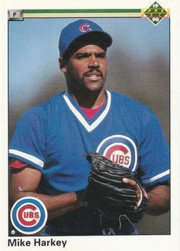 #107 Mike Harkey - Chicago Cubs - 1990 Upper Deck Baseball