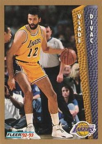 #107 Vlade Divac - Los Angeles Lakers - 1992-93 Fleer Basketball