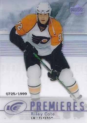 #107 Riley Cote - Philadelphia Flyers - 2007-08 Upper Deck Ice Hockey