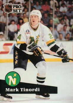 #107 Mark Tinordi - 1991-92 Pro Set Hockey