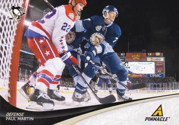 #107 Paul Martin - Pittsburgh Penguins - 2011-12 Panini Pinnacle Hockey