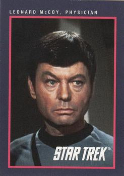 #107 Leonard McCoy, Physician - 1991 Impel Star Trek 25th Anniversary