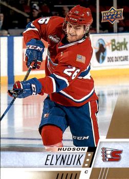 #107 Hudson Elynuik - Spokane Chiefs - 2017-18 Upper Deck CHL Hockey