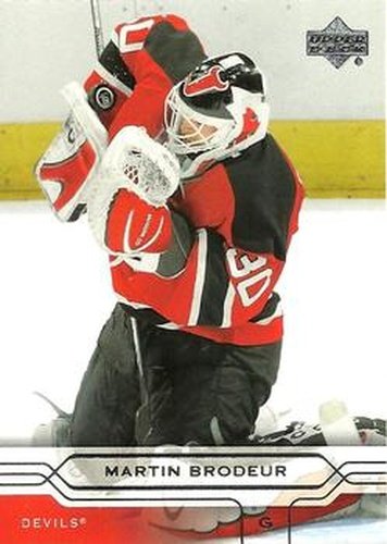 #107 Martin Brodeur - New Jersey Devils - 2004-05 Upper Deck Hockey