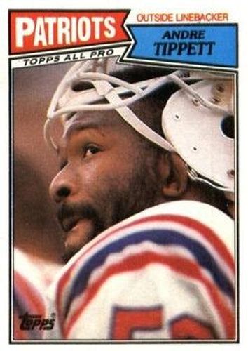 #107 Andre Tippett - New England Patriots - 1987 Topps Football