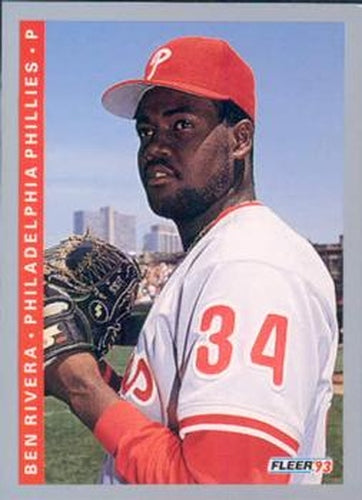 #107 Ben Rivera - Philadelphia Phillies - 1993 Fleer Baseball