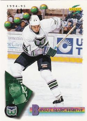 #107 Bryan Marchment - Hartford Whalers - 1994-95 Score Hockey