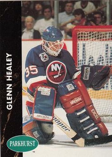 #107 Glenn Healy - New York Islanders - 1991-92 Parkhurst Hockey