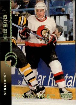 #107 Derek Mayer - Ottawa Senators - 1994-95 Upper Deck Hockey - Electric Ice
