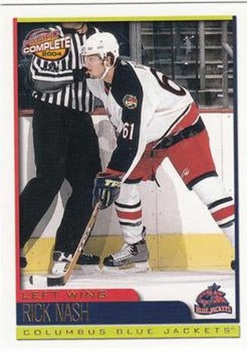 #107 Rick Nash - Columbus Blue Jackets - 2003-04 Pacific Complete Hockey