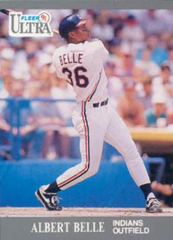 #107 Albert Belle - Cleveland Indians - 1991 Ultra Baseball