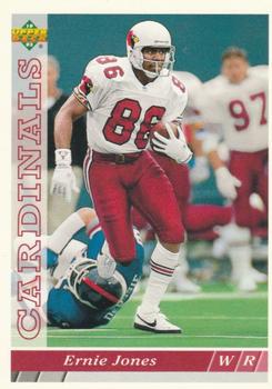 #107 Ernie Jones - Phoenix Cardinals - 1993 Upper Deck Football