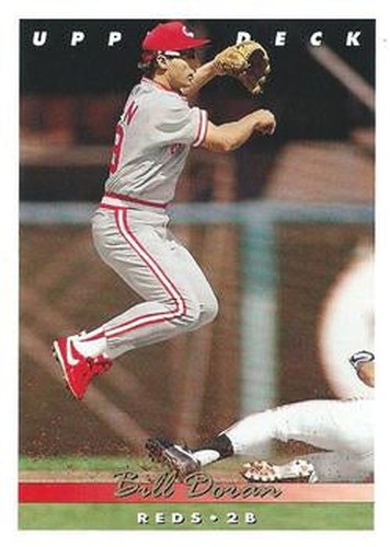 #107 Bill Doran - Cincinnati Reds - 1993 Upper Deck Baseball