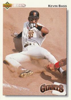 #107 Kevin Bass - San Francisco Giants - 1992 Upper Deck Baseball