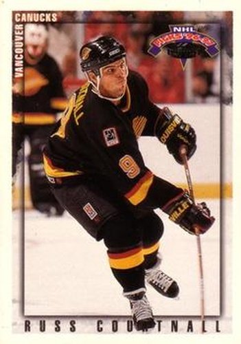 #107 Russ Courtnall - Vancouver Canucks - 1996-97 Topps NHL Picks Hockey