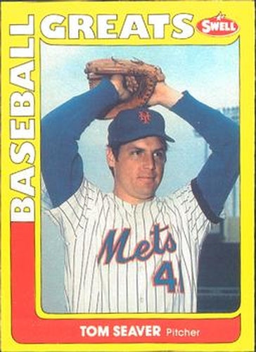 #107 Tom Seaver - New York Mets - 1991 Swell Baseball Greats