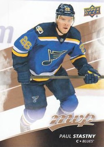 #107 Paul Stastny - St. Louis Blues - 2017-18 Upper Deck MVP Hockey