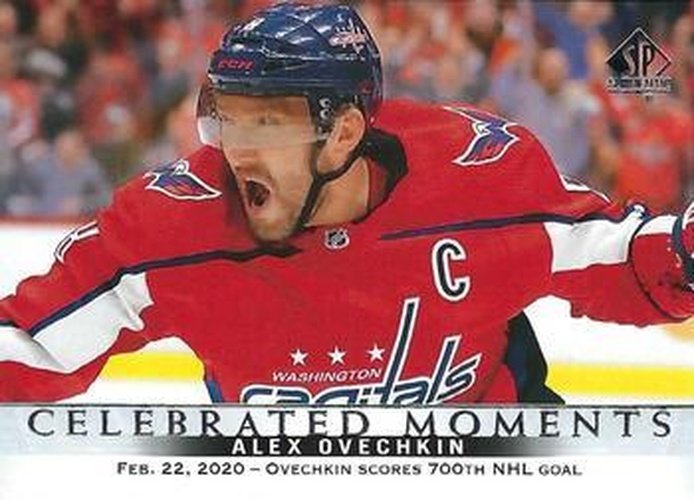 #107 Alex Ovechkin - Washington Capitals - 2020-21 SP Authentic Hockey