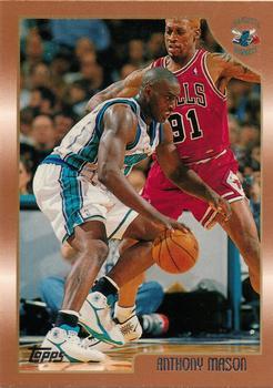 #107 Anthony Mason - Charlotte Hornets - 1998-99 Topps Basketball