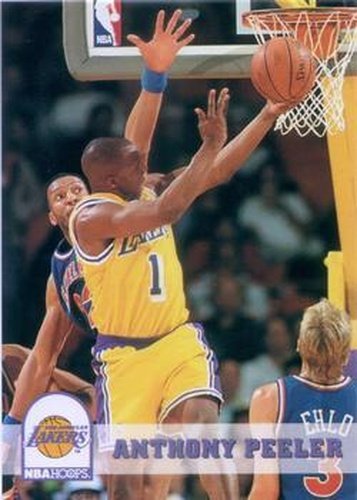 #107 Anthony Peeler - Los Angeles Lakers - 1993-94 Hoops Basketball