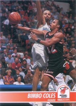 #107 Bimbo Coles - Miami Heat - 1994-95 Hoops Basketball