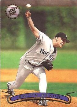 #107 Bryan Rekar - Colorado Rockies - 1996 Stadium Club Baseball