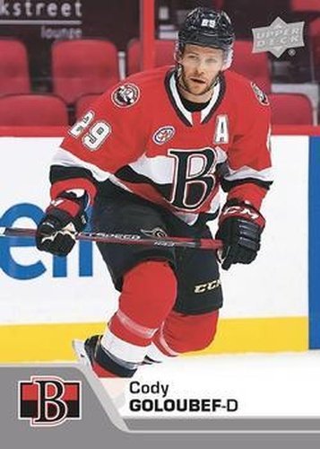 #107 Cody Goloubef - Belleville Senators - 2020-21 Upper Deck AHL Hockey