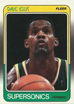 #107 Dale Ellis - Seattle SuperSonics - 1988-89 Fleer Basketball