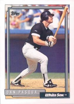 #107 Dan Pasqua - Chicago White Sox - 1992 Topps Baseball