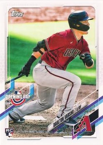 #107 Daulton Varsho - Arizona Diamondbacks - 2021 Topps Opening Day Baseball