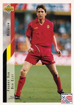 #107 Franky Van Der Elst - Belgium - 1994 Upper Deck World Cup Contenders English/Spanish Soccer