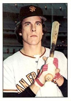 #107 Gary Thomasson - San Francisco Giants - 1976 SSPC Baseball