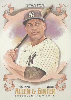 #107 Giancarlo Stanton - New York Yankees - 2021 Topps Allen & Ginter Baseball