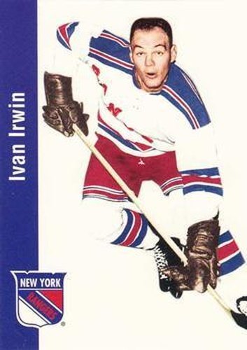#107 Ivan Irwin - New York Rangers - 1994 Parkhurst Missing Link 1956-57 Hockey